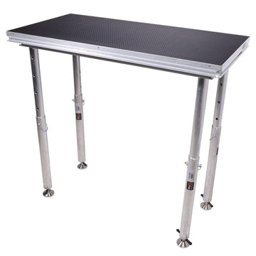 XSQ-2X4 StageQ MK2 2'x 4' Single Portable Stage Unit Height Adjustable from 28" to 48"