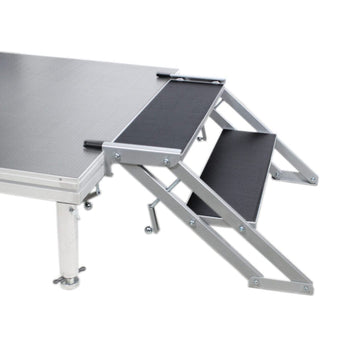 XSQ-ST2 StageQ 2 Step Heavy Duty Foldable Adjustable 14" to 18"
