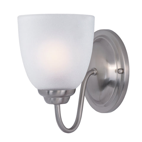 Stefan 1-Light Wall Sconce Satin Nickel - C157-10071FTSN