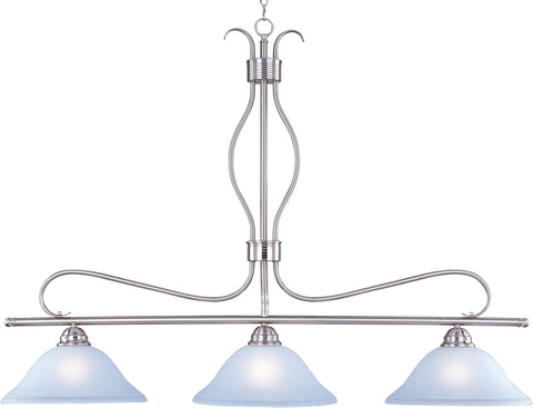 Basix 3-Light Pendant Satin Nickel - C157-10127ICSN