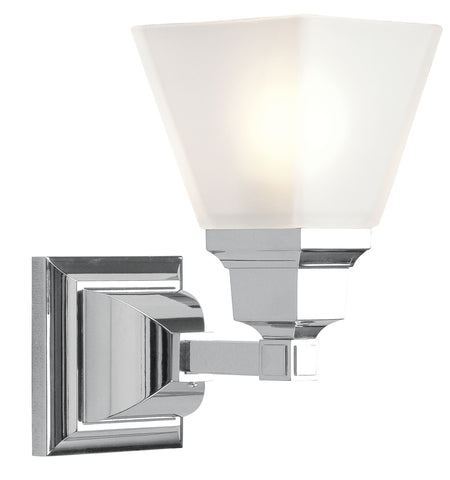 Livex Mission 1 Light Polished Chrome Bath Light - C185-1031-05