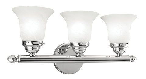 Livex Neptune 3 Light Polished Chrome Bath Light - C185-1063-05