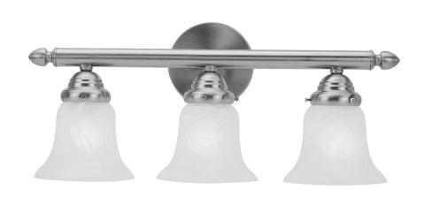 Livex Neptune 3 Light Brushed Nickel Bath Light - C185-1063-91