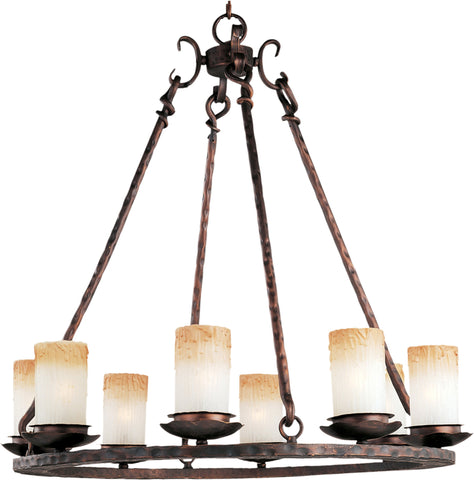 Notre Dame 8-Light Chandelier Oil Rubbed Bronze - C157-10976WSOI