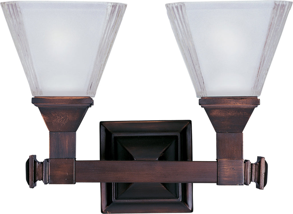 Brentwood 2-Light Bath Vanity Oil Rubbed Bronze - C157-11077FTOI