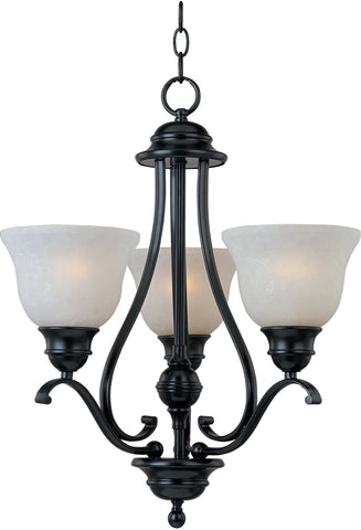 Linda 3-Light Chandelier Black - C157-11804ICBK