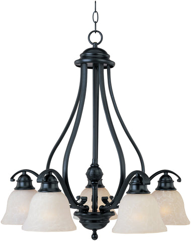 Linda 5-Light Chandelier Black - C157-11815ICBK