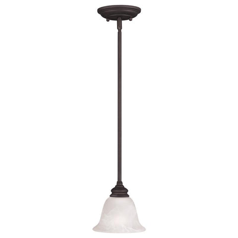 Livex Essex 1 Light Bronze Mini Pendant - C185-1340-07