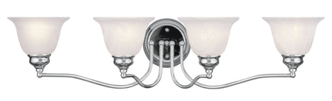 Livex Essex 4 Light Polished Chrome Bath Light - C185-1354-05