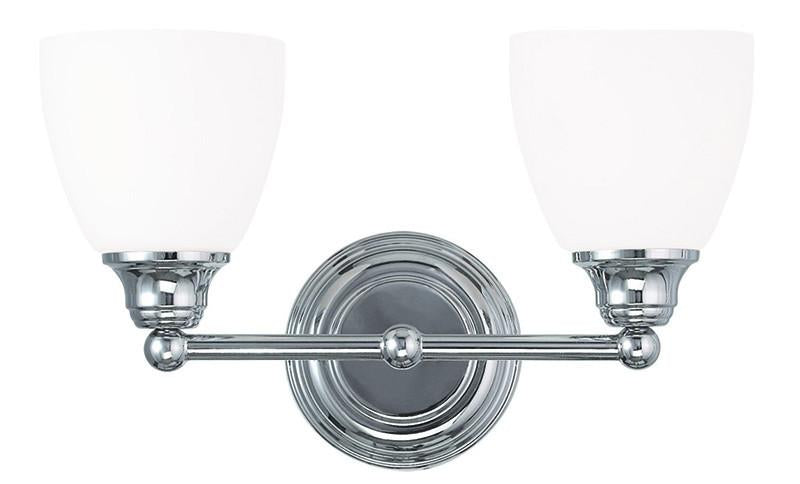 Livex Somerville 2 Light Polished Chrome Bath Light - C185-13662-05