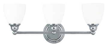 Livex Somerville 3 Light Polished Chrome Bath Light - C185-13663-05