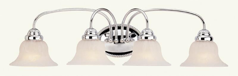 Livex Edgemont 4 Light Polished Chrome Bath Light - C185-1534-05