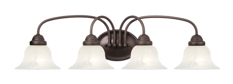 Livex Edgemont 4 Light Bronze Bath Light - C185-1534-07