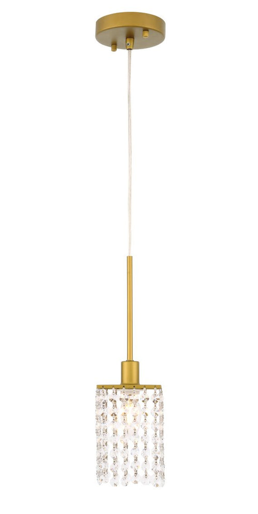 ZC121-LD7500BR - Living District: Taylor 1 light Brass Pendant