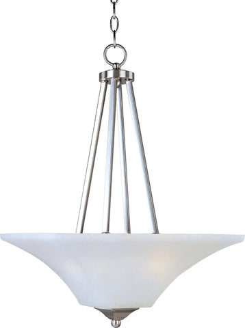 Aurora 2-Light Invert Bowl Pendant Satin Nickel - C157-20093FTSN