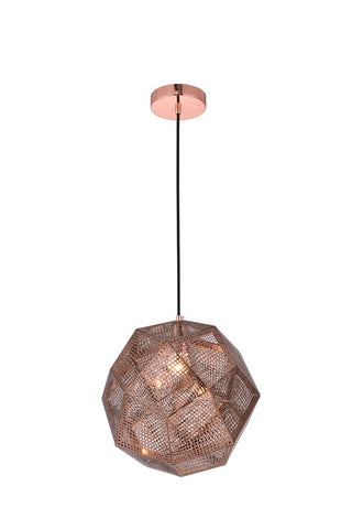 ZC121-PD2052 - Urban Classic: Kronos 1 Light Copper Pendant