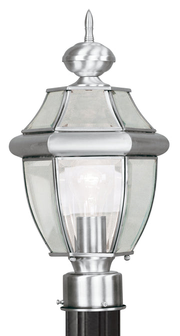 Livex Monterey 1 Light BN Outdoor Post Lantern - C185-2153-91