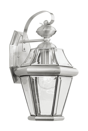 Livex Georgetown 1 Light BN Outdoor Wall Lantern - C185-2161-91