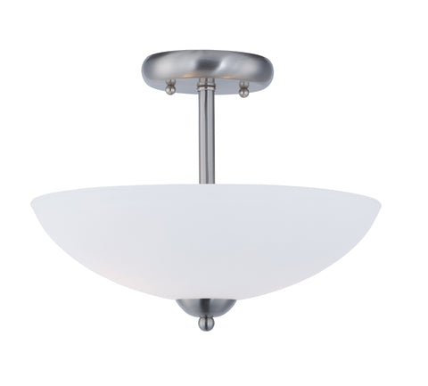 Taylor 2-Light Semi-Flush Mount Satin Nickel - C157-21653SWSN