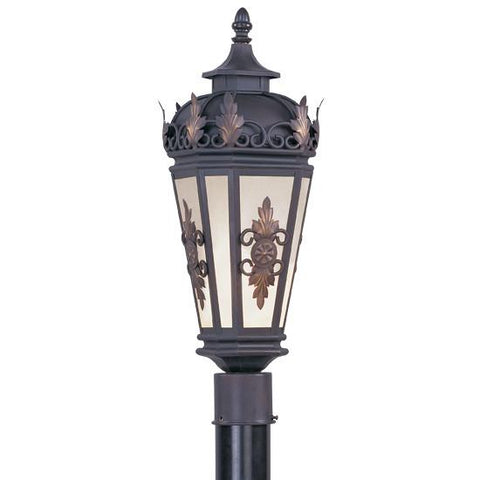 Livex Berkshire 1 Light Bronze Outdoor Post Lantern - C185-2194-07