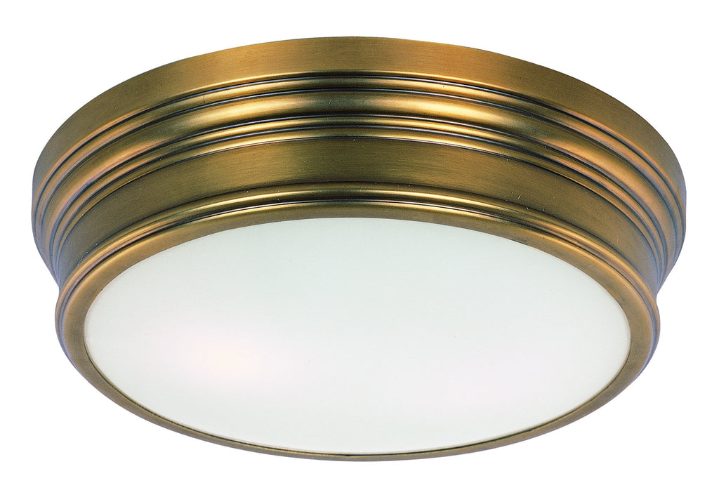 Fairmont 2-Light Flush Mount Natural Aged Brass - C157-22370SWNAB