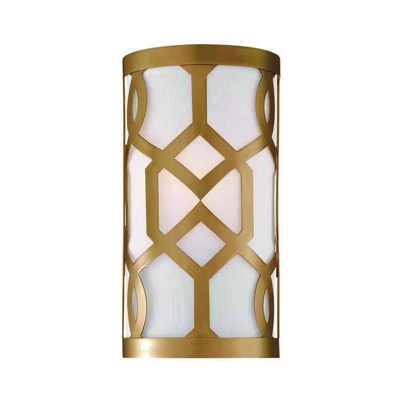 1 Light Aged Brass Modern Sconce - C193-2262-AG