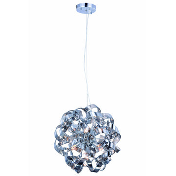ZC121-2104D18SS - Regency Lighting: Ritz 7 Light Chrome Pendant