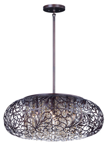 Arabesque 7-Light Pendant Oil Rubbed Bronze - C157-24154CGOI