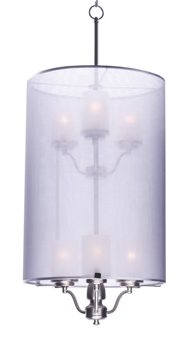 Lucid 6-Light Pendant Satin Nickel - C157-24557SSSN