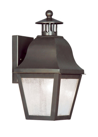 Livex Amwell 1 Light Bronze Outdoor Wall Lantern - C185-2550-07