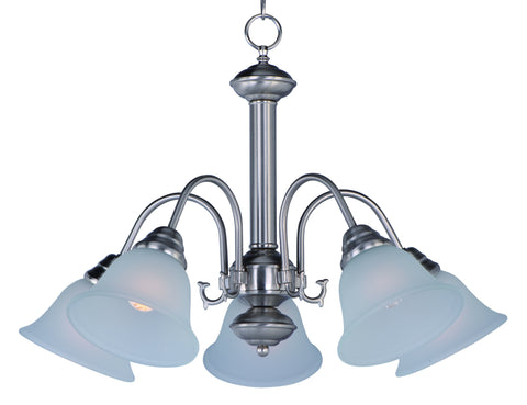 Malaga 5-Light Chandelier Satin Nickel - C157-2698FTSN