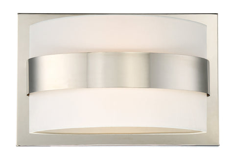 2 Light Polished Nickel Mid Century Modern Sconce - C193-292-PN