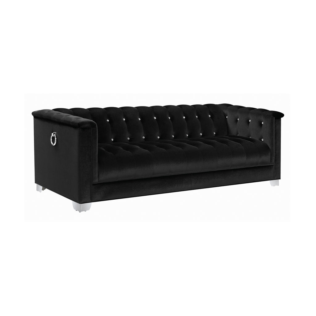 Set of 2 - Chaviano Tuxedo Sofa + Loveseat - D300-10058