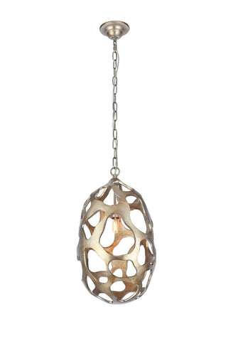 ZC121-1545D12GS - Urban Classic: Bombay 1 light in Gilded Silver  chandelier