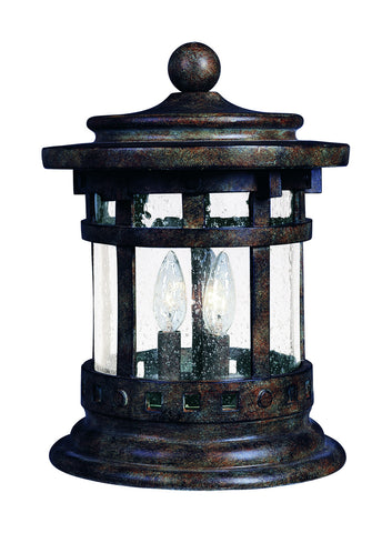 Santa Barbara Cast 3-Light Outdoor Deck Lantern Sienna