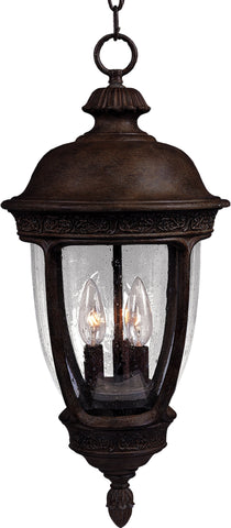 Knob Hill Cast 3-Light Outdoor Hanging Lantern Sienna - C157-3468CDSE