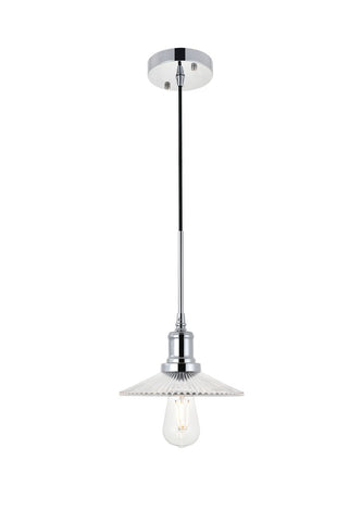 ZC121-LD4040D8C - Living District: Waltz 1 light chrome Pendant