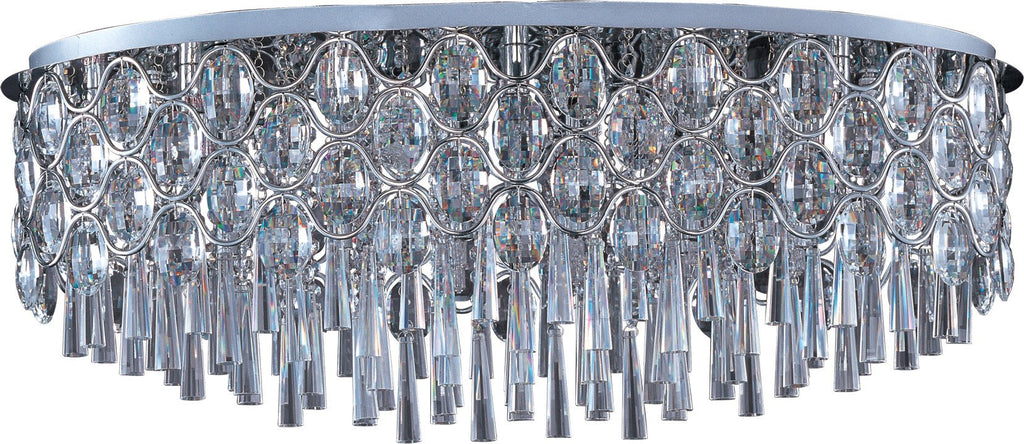 Jewel 23-Light Flush Mount Polished Chrome - C157-39928BCPC