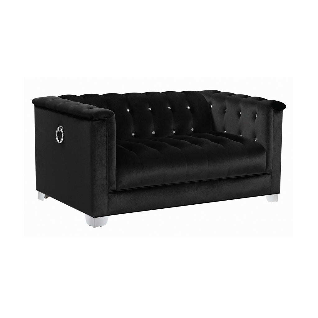 Set of 2 - Chaviano Tuxedo Sofa + Loveseat - D300-10058