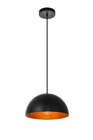 ZC121-LDPD2042 - Living District: Circa Collection Pendant D15.5in H8in Lt:1 Black Finish