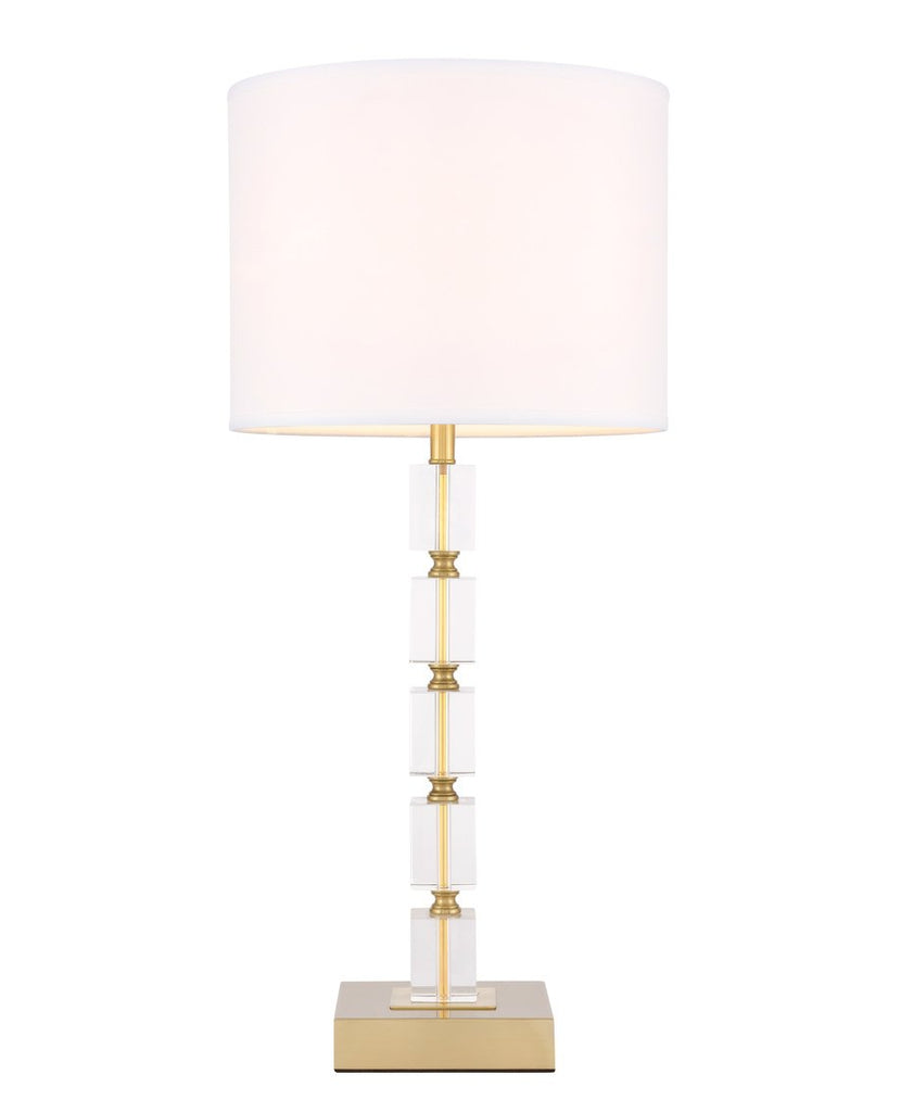 ZC121-TL3024BR - Regency Decor: Palais 1 light Brass Table Lamp