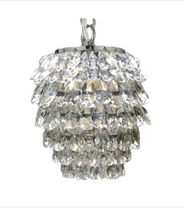 Crystal 1 Light Pendant Chandelier Lighting - 26018/1