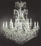 Set of 2-1 Chandelier Crystal Lighting Empress Crystal (TM) H38" W37" and 1 Large Foyer/Entryway Maria Theresa Empress Crystal (tm) Chandelier Lighting! H 52" W 46" - CS/1/21510/15+1 + CS/52/2MT/24+1