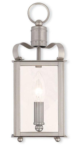 Livex Garfield 1 Light Brushed Nickel Wall Sconce - C185-43000-91