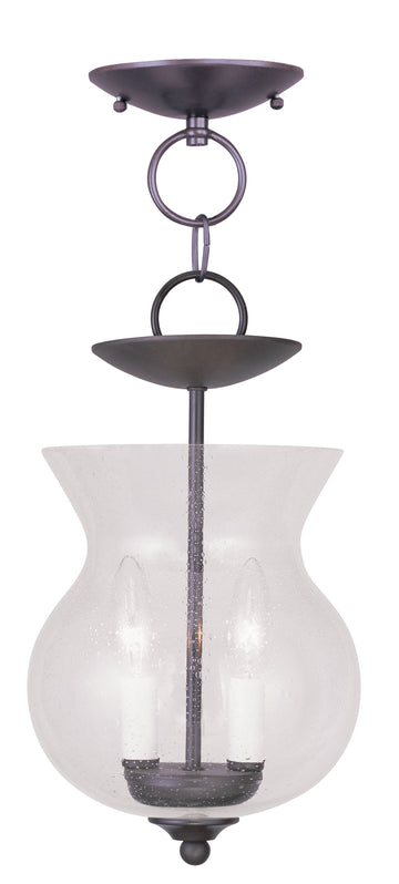 Livex Legacy 2 Light Bronze Chain Hang/Ceiling Mount - C185-4392-07