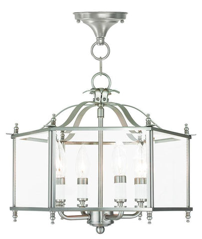 Livex Livingston 4 Light BN Chain Hang/Ceiling Mount - C185-4398-91