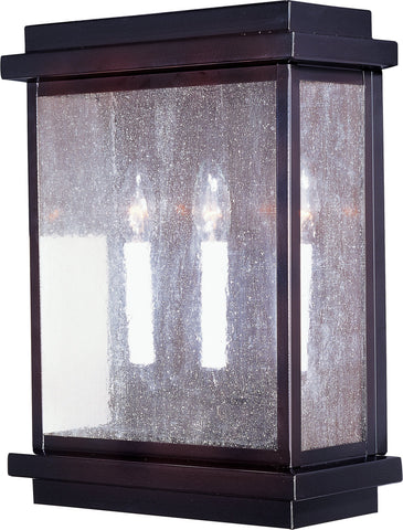 Cubes 3-Light Outdoor Wall Lantern Burnished - C157-4650CDBU