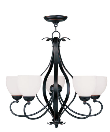 Livex Brookside 5 Light Olde Bronze Chandelier - C185-4765-67