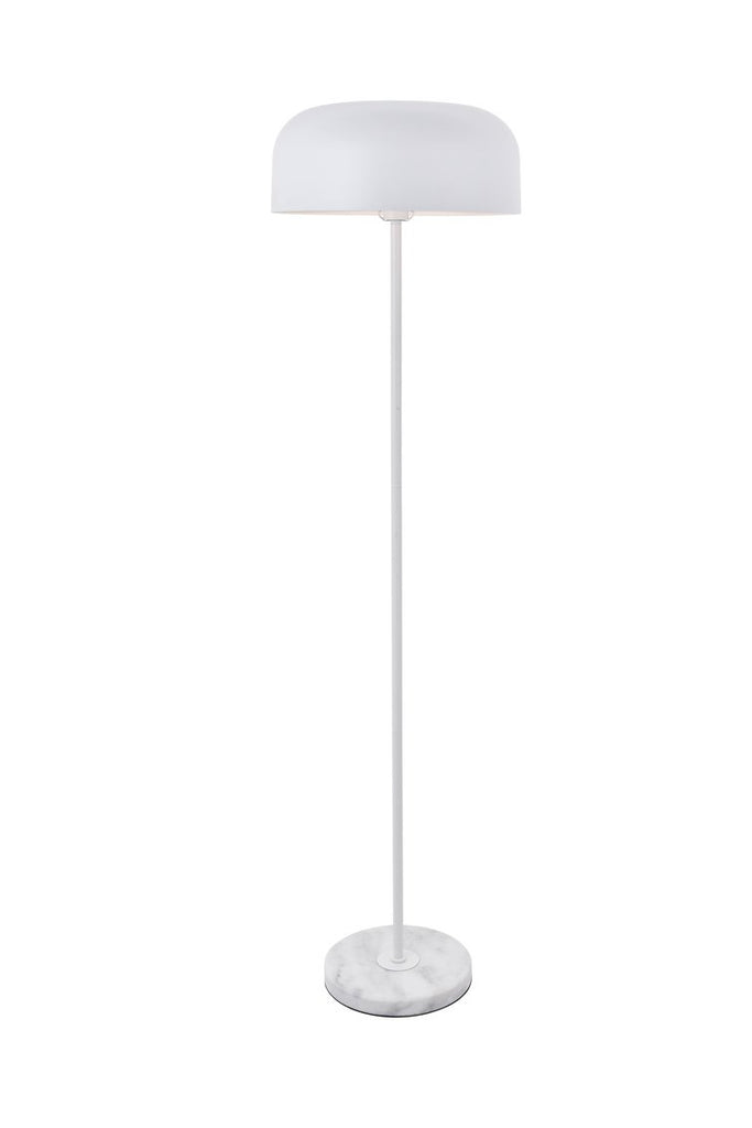 ZC121-LD4070F16WH - Living District: Exemplar 1 light White Floor lamp