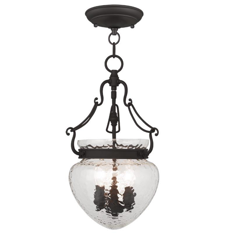 Livex Duchess 3 Light Bronze Chain Hang/Ceiling Mount - C185-5041-07